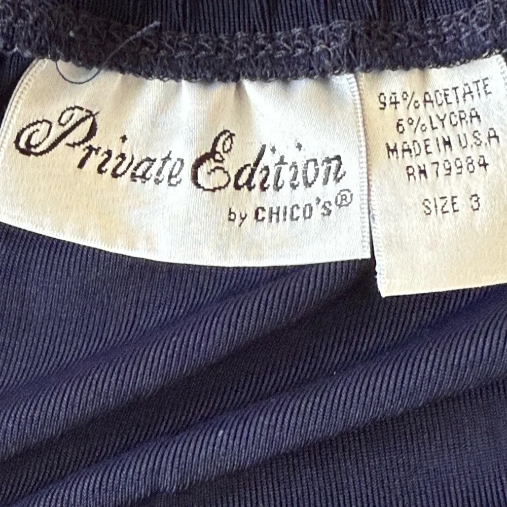 Private Edition by Chico’s Smoky Blue Maxi Skirt size 16 (Chico’s size 3) - Picture 5 of 6